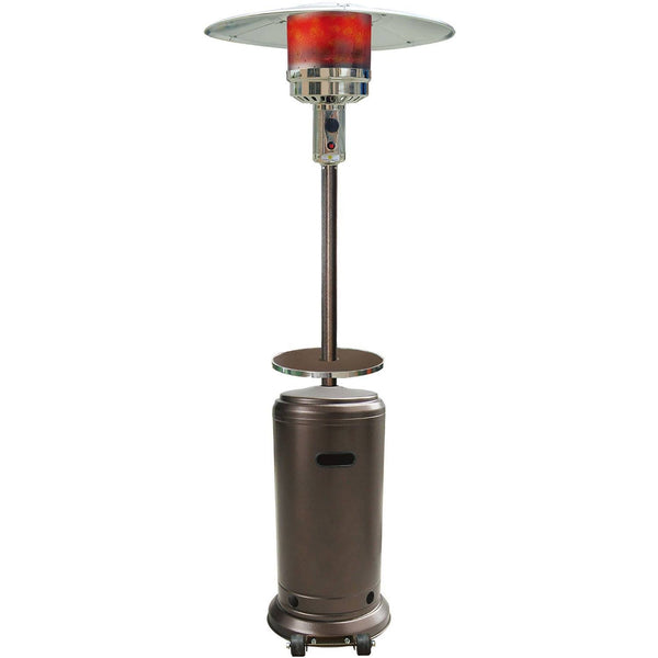 Hanover 7 ft. 48,000 BTU Steel Umbrella Propane Patio Heater Hammered Bronze