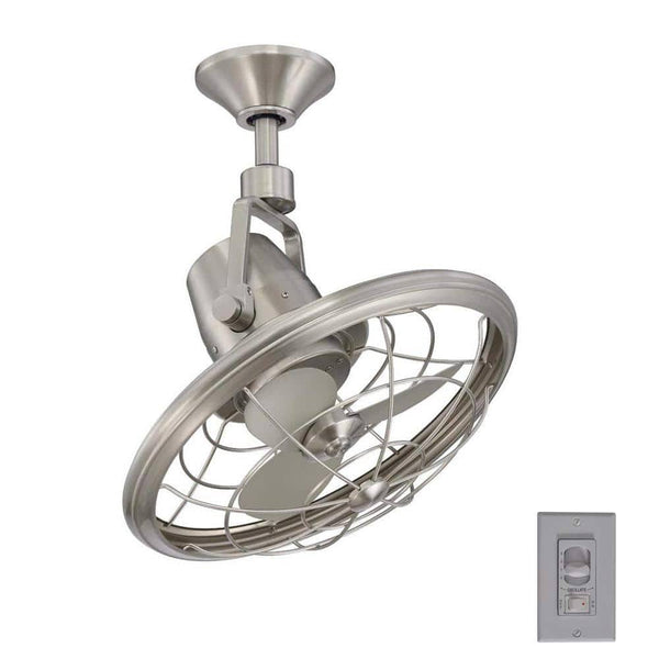 Home Decorators Collection AL14 BN Bentley II 18 Oscillating Ceiling Fan Brushed Nickel